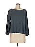 Ann Taylor LOFT Outlet Gray 3/4 Sleeve Top Size M - photo 1