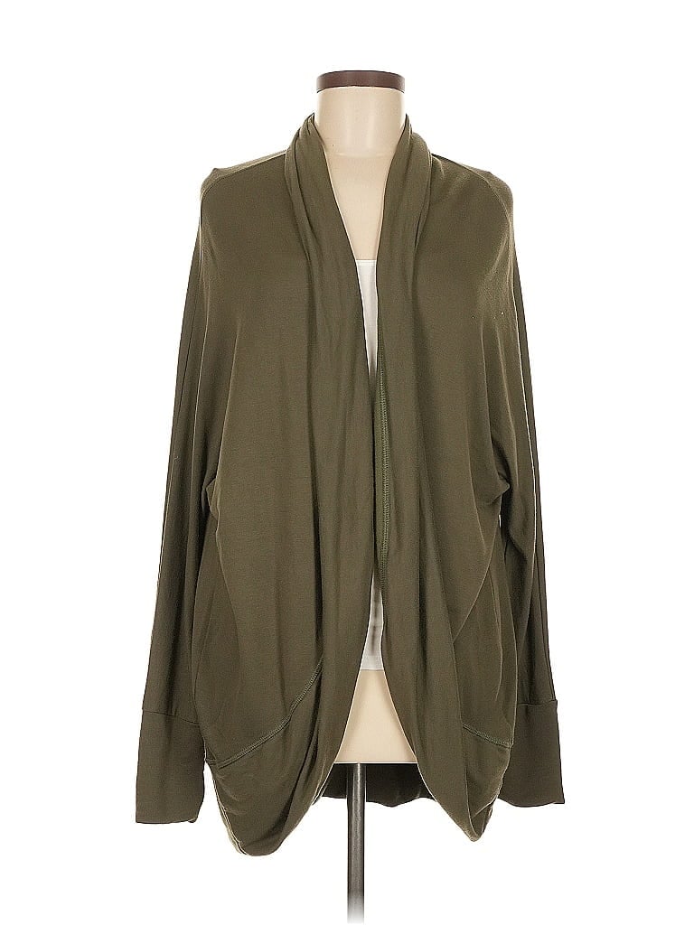 Belle By Kim Gravel Green Cardigan Size L - photo 1