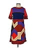 Marc by Marc Jacobs 100% Rayon Color Block Burgundy Casual Dress Size XS - photo 1