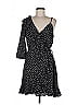 Jack by BB Dakota 100% Polyester Polka Dots Black Casual Dress Size 8 - photo 1