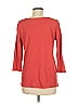 Ann Taylor LOFT Outlet 100% Cotton Red 3/4 Sleeve T-Shirt Size M - photo 2