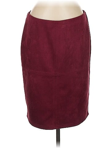 Roz & Ali Faux Leather Skirt (view 1)