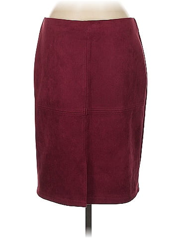 Roz & Ali Faux Leather Skirt (view 2)
