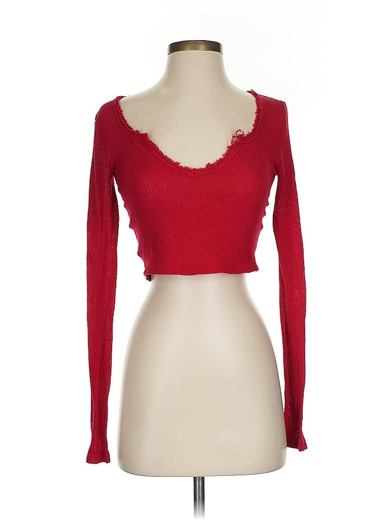 Out From Under Red Long Sleeve T-Shirt Size XS - photo 1