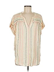 Lou & Grey For Loft Short Sleeve Blouse