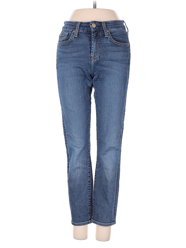 Pre-owned 7 For All Mankind Jeans In Blue