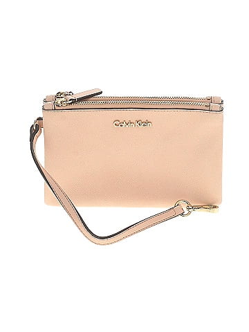 Calvin Klein Leather Wristlet (view 1)