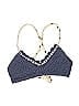 Xhilaration 100% Polyester Tweed Blue Swimsuit Top Size XS - photo 1