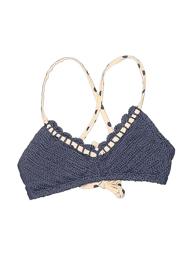Xhilaration 100% Polyester Tweed Blue Swimsuit Top Size XS - photo 1