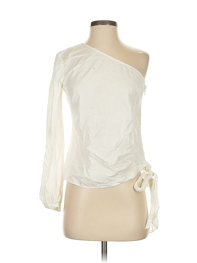 Pre-owned Vince Camuto 3/4 Sleeve Blouse In White