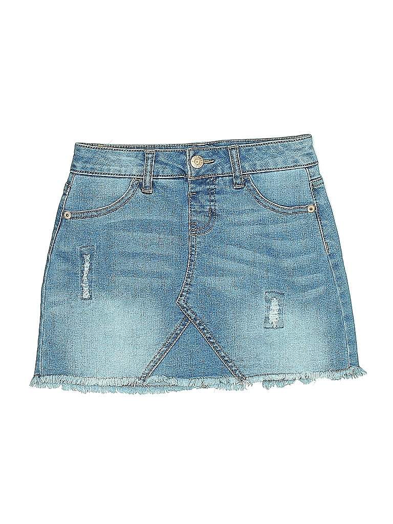 Justice Blue Denim Skirt Size 8 - photo 1