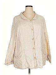 Flax 3/4 Sleeve Button Down Shirt