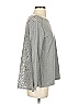 DKNY Jeans Gray Long Sleeve Top Size S - photo 4