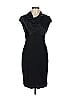 Magaschoni Solid Black Cocktail Dress Size 6 - photo 1