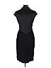 Magaschoni Solid Black Cocktail Dress Size 6 - photo 2