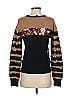 Marc by Marc Jacobs Stars Gold Black Silk Pullover Sweater Size S - photo 2