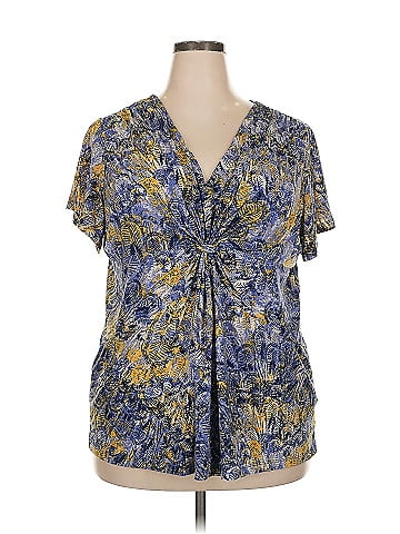 Daisy Fuentes Short Sleeve Blouse (view 1)