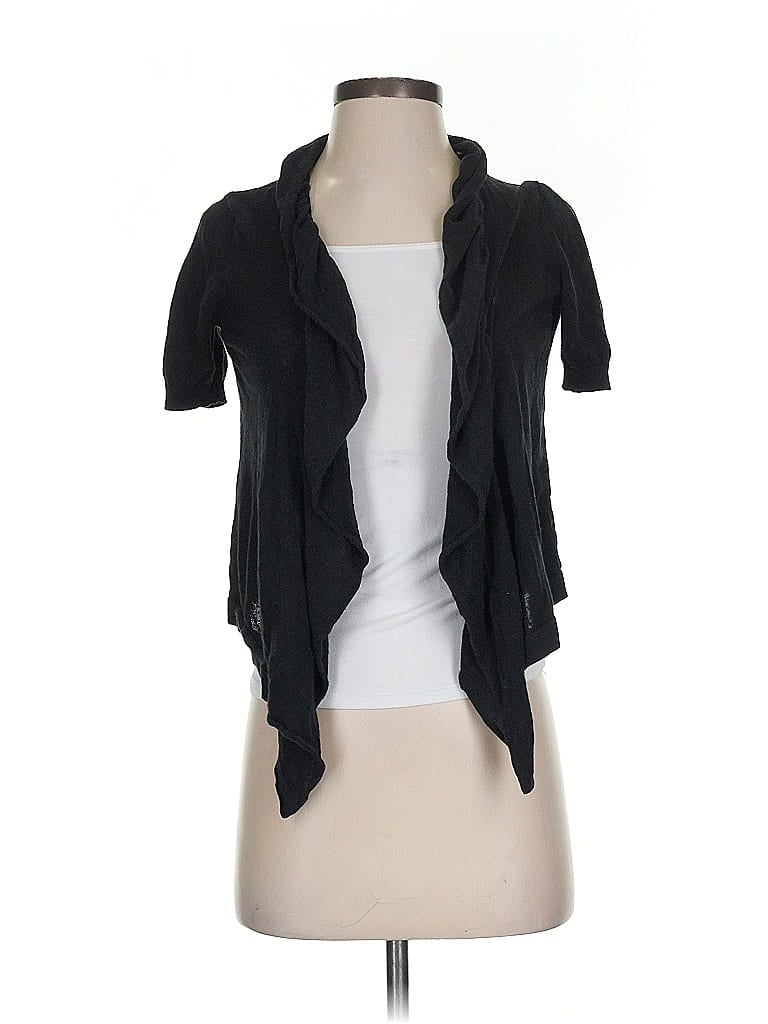 Pre-owned Ann Taylor Loft Cardigan Sweater In Black