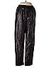 Connie 100% Polyester Black Brown Casual Pants Size S - photo 1