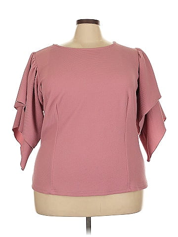 Ashley Stewart 3/4 Sleeve Top (view 1)
