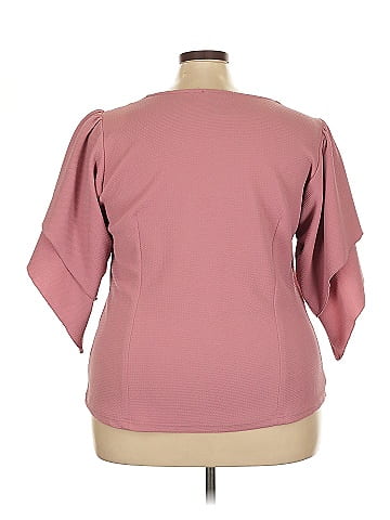 Ashley Stewart 3/4 Sleeve Top (view 2)