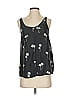 Rag & Bone 100% Silk Graphic Floral Gray Sleeveless Silk Top Size XS - photo 1