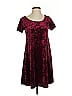 Socialite Burgundy Casual Dress Size XS - photo 1
