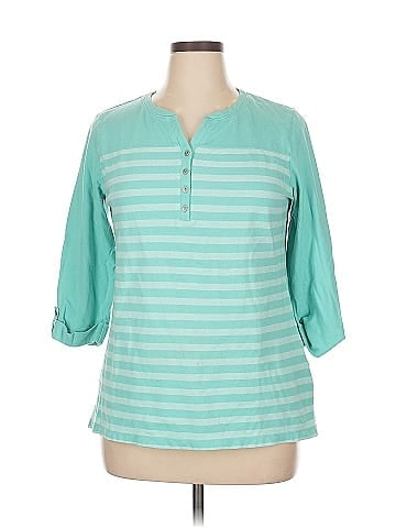 Croft & Barrow 3/4 Sleeve Blouse (view 1)