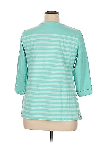 Croft & Barrow 3/4 Sleeve Blouse (view 2)