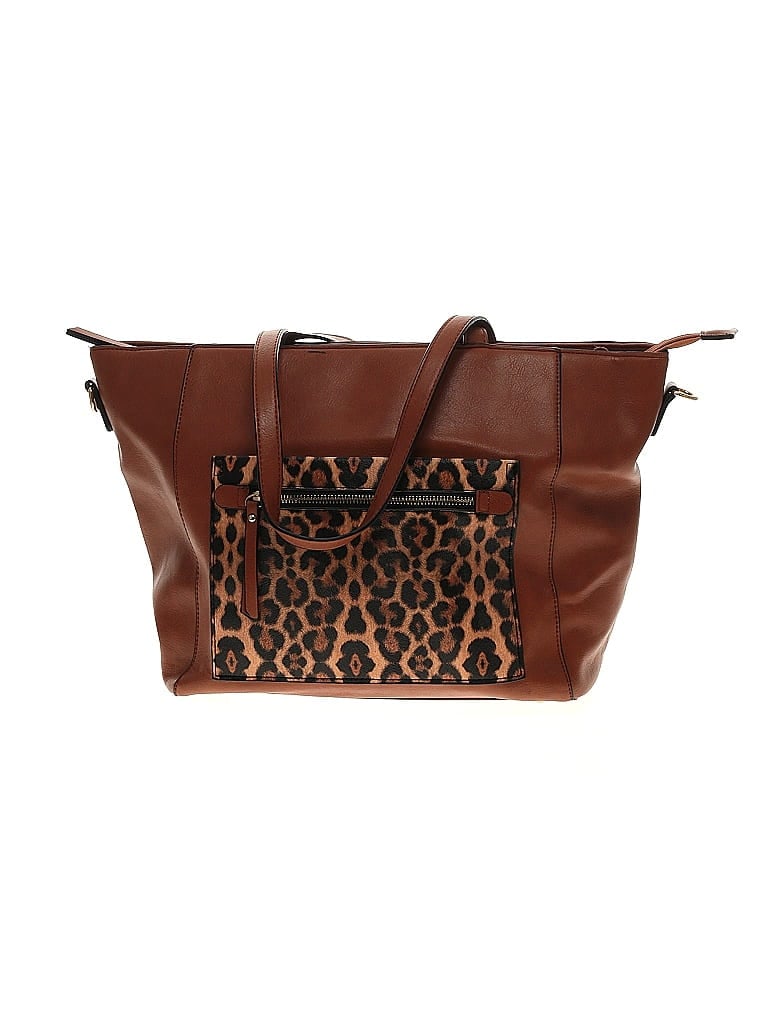 Unbranded Animal Print Brown Tote One size - photo 1