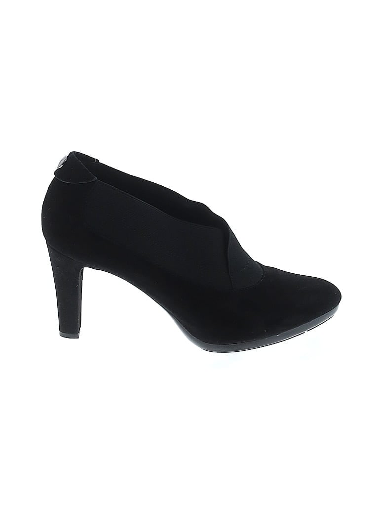 AK Anne Klein Black Heels Size 9 1/2 - photo 1