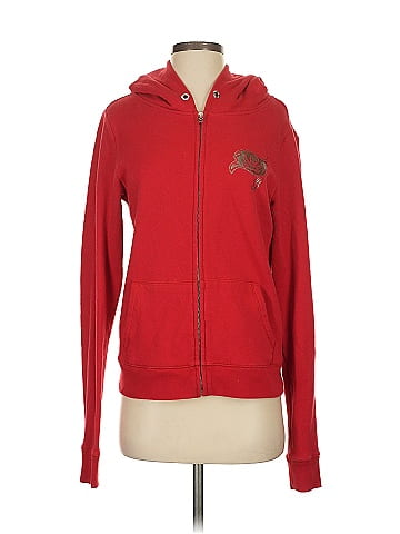 Victoria's Secret Pink Red Zip Up Hoodie Size S