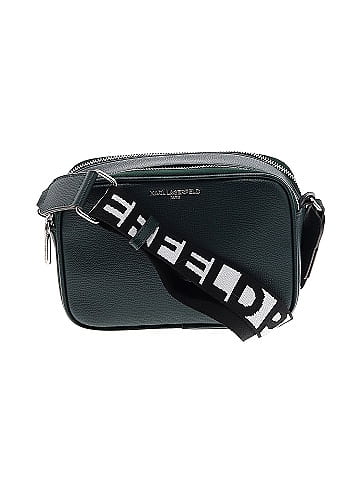 Karl Lagerfeld Paris Leather Crossbody Bag (view 1)