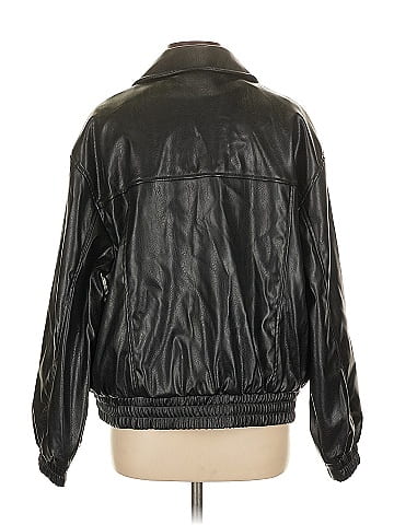 Zara Faux Leather Jacket (view 2)