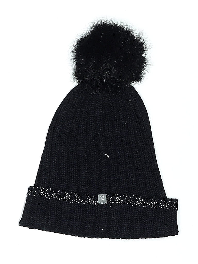 Pre-owned Assorted Brands Beanie Hat In Black