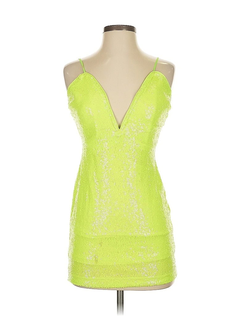 Nasty Gal Inc. 100% Polyester Green Cocktail Dress Size S - photo 1