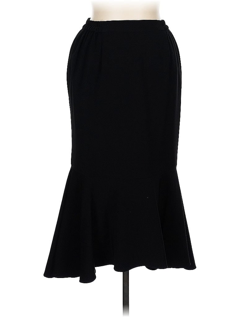 Elite Solid Black Formal Skirt Size 12 - photo 1