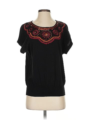 August Silk Short Sleeve Top (view 1)