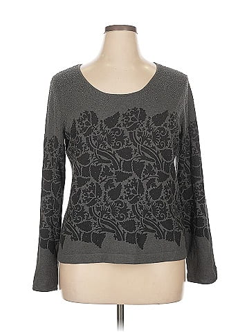 Sigrid Olsen Silk Pullover Sweater (view 1)