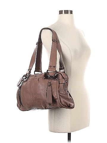 B Makowsky Leather Shoulder Bag (view 2)