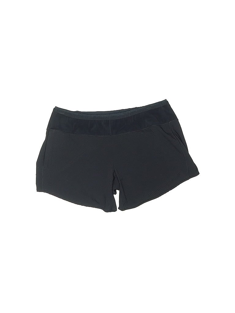 Oiselle Solid Black Athletic Shorts Size 10 - photo 1