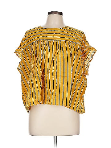 Hem & Thread Short Sleeve Blouse (view 1)