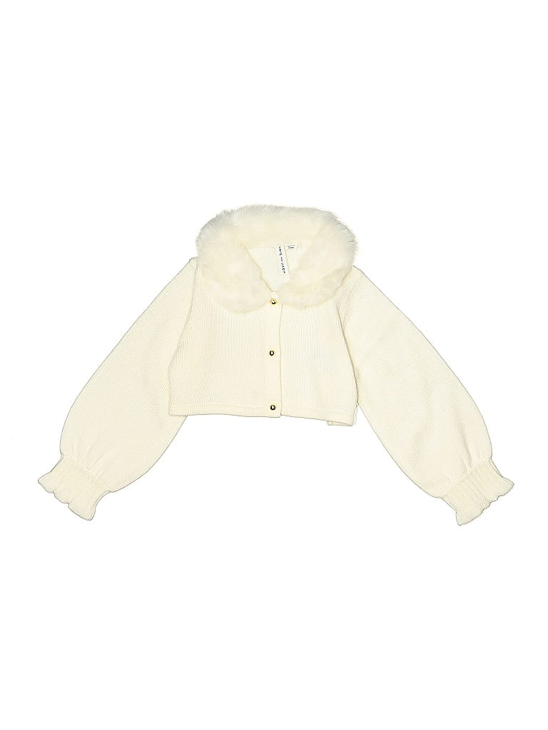 Janie and Jack 100% Acrylic Ivory Cardigan Size 3 - photo 1