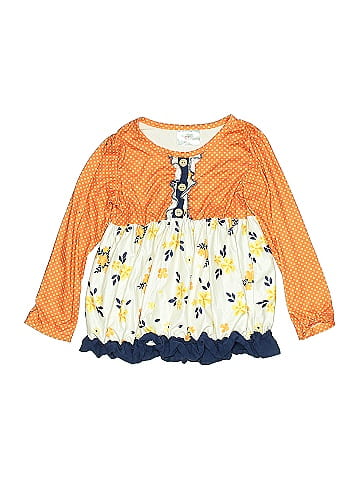 Ruffle Girl 3/4 Sleeve T-Shirt (view 1)