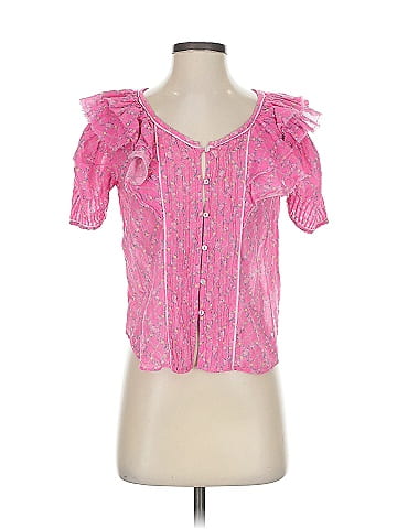 LoveShackFancy Short Sleeve Blouse (view 1)