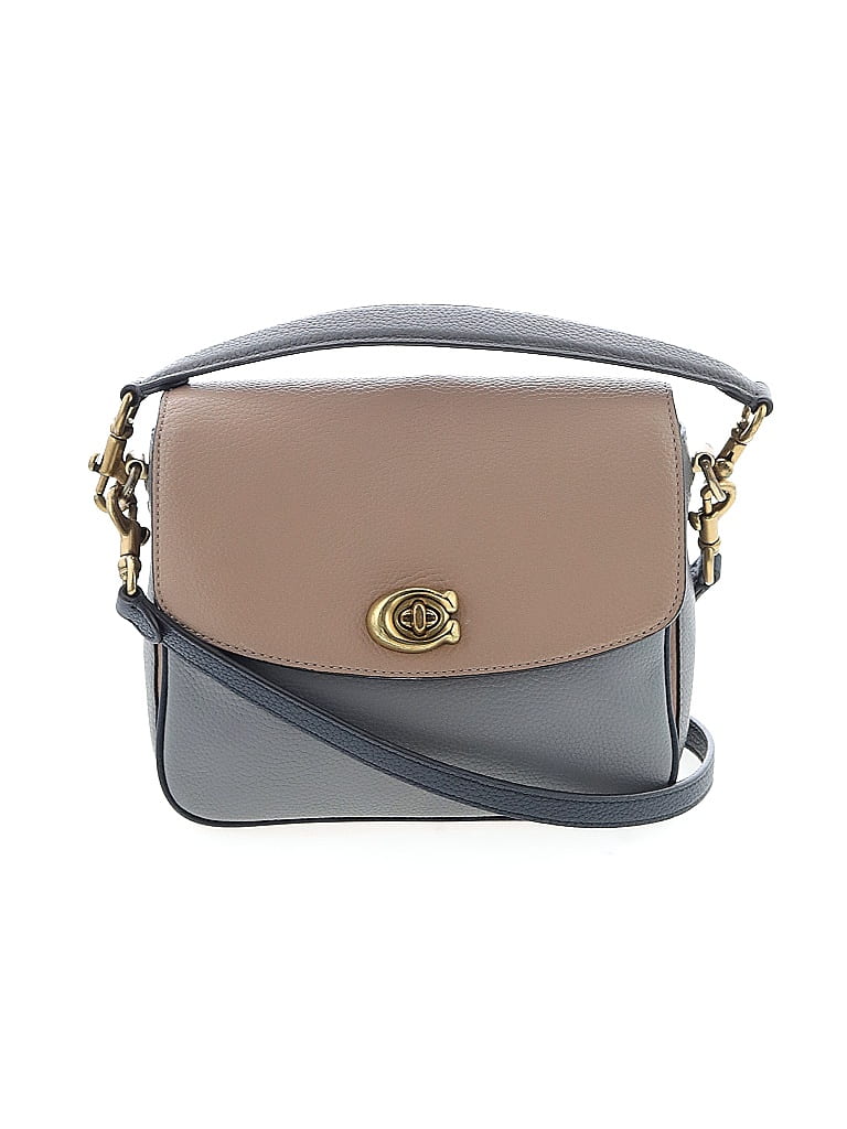 Coach Gray Leather Satchel One size - photo 1