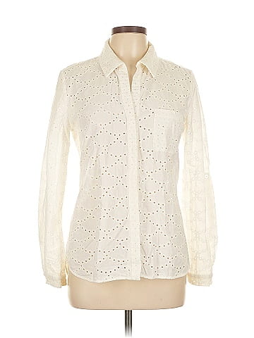 Diane von Furstenberg Long Sleeve Button-Down Shirt (view 1)