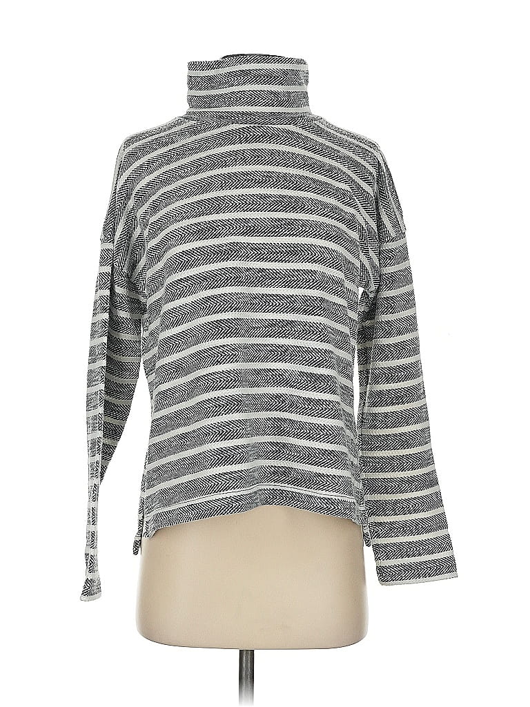 Pre-owned J.crew Factory Store Turtleneck Sweater In Gray