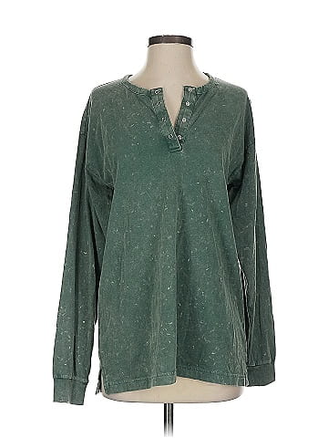 Victoria's Secret Pink Long Sleeve Henley (view 1)