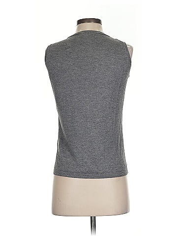 August Silk Sleeveless T-Shirt (view 2)